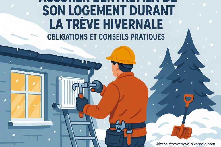 Assurer l’entretien de son logement durant la trêve hivernale : quelles obligations et conseils pratiques ?