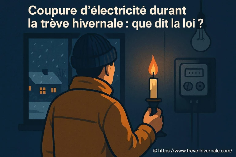 Personne tenant une bougie lors d'une coupure électrique