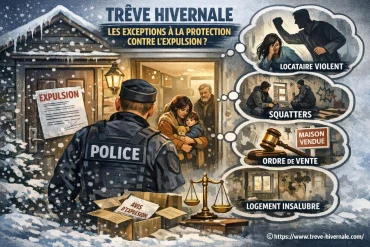 Expulsion possible pendant la trêve hivernale : les exceptions à vérifier