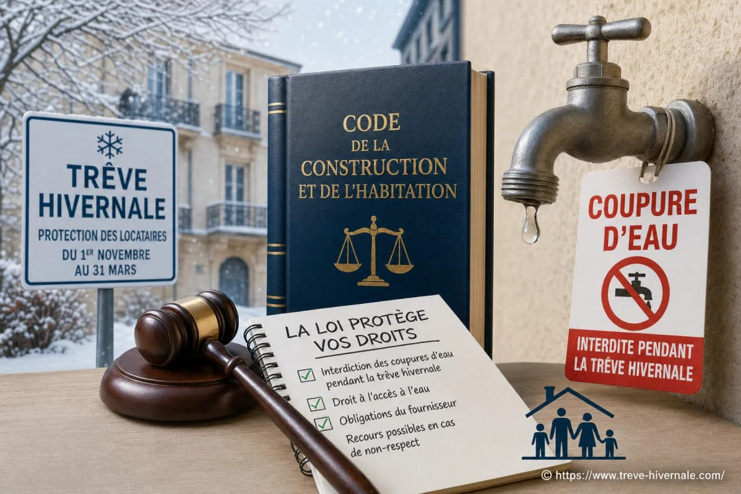 Coupure d’eau et trêve hivernale : ce que dit la loi