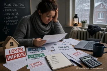 Comment composer avec d’autres dettes quand le loyer devient impayé en hiver ?