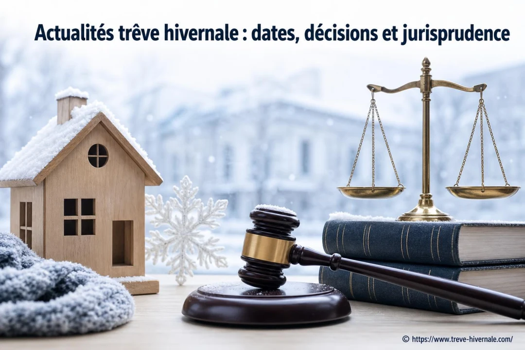 Actualités trêve hivernale : dates, décisions et jurisprudence
