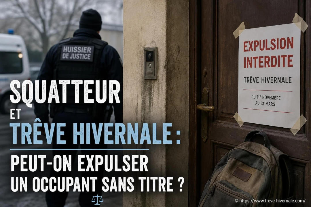 Squatteur et trêve hivernale : peut-on expulser un occupant sans titre ?