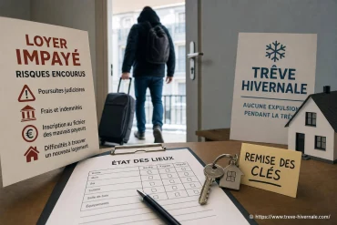 Quitter le logement sans payer pendant la trêve : quels risques ?