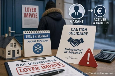 Caution solidaire et loyer impayé pendant la trêve : quand activer le garant ?