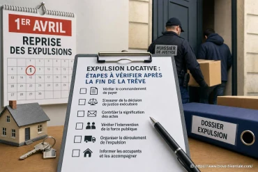 Reprise des expulsions au 1er avril : les étapes à vérifier après la fin de la trêve