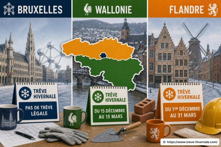 Belgique et trêve hivernale : quelles différences entre Bruxelles, la Wallonie et la Flandre ?