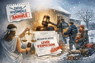 Comment une décision de justice peut-elle lever l'interdiction d'expulsion pendant la trêve hivernale ?