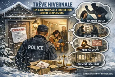 Expulsion possible pendant la trêve hivernale : les exceptions à vérifier