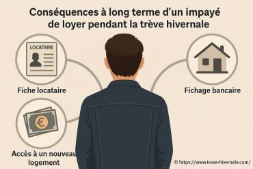 Quelles conséquences à long terme d’un impayé de loyer pendant la trêve hivernale ?