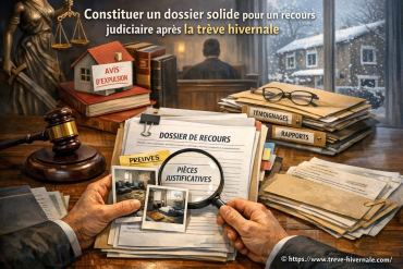 Comment constituer un dossier solide pour un recours judiciaire après la trêve hivernale ?