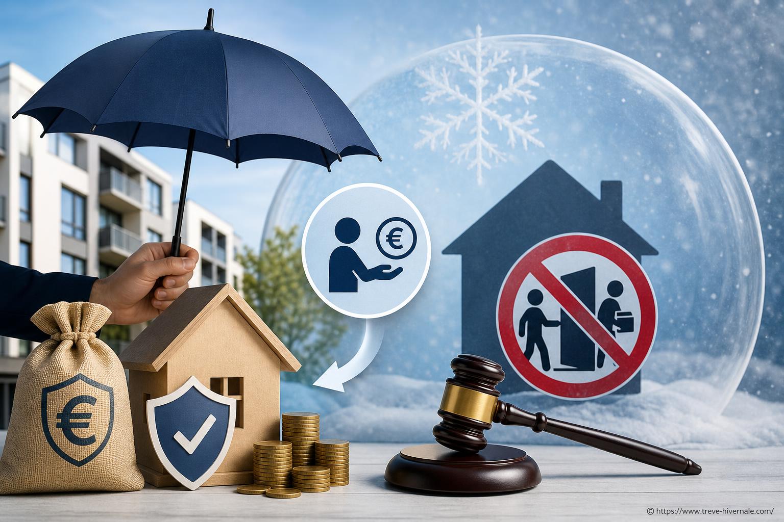 Assurance loyers impayés et trêve hivernale : comment être indemnisé quand l'expulsion est suspendue ?