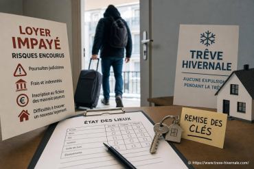 Quitter le logement sans payer pendant la trêve : quels risques ?